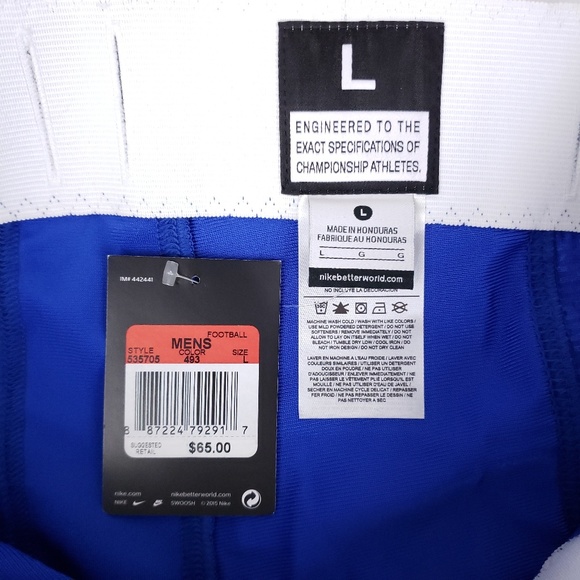 NWT Nike football pants size S L XL red blue green - Picture 7 of 8